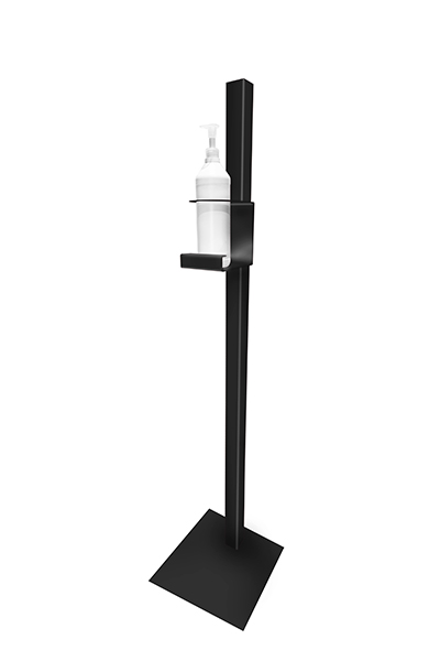 Porta flacone dosatore - Colonnina gel disinfettante Modello C