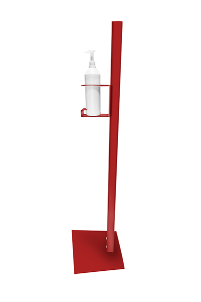 Colonnina gel disinfettante Modello C - Porta flacone dosatore
