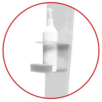 Erogatore a pressione manuale per colonnine gel disinfettante